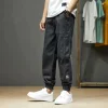 Men's spring and autumn jeans, a trendy Japanese loose-fitting and casual style with a halun leg, a trendy nine-inch corset Application Scenario